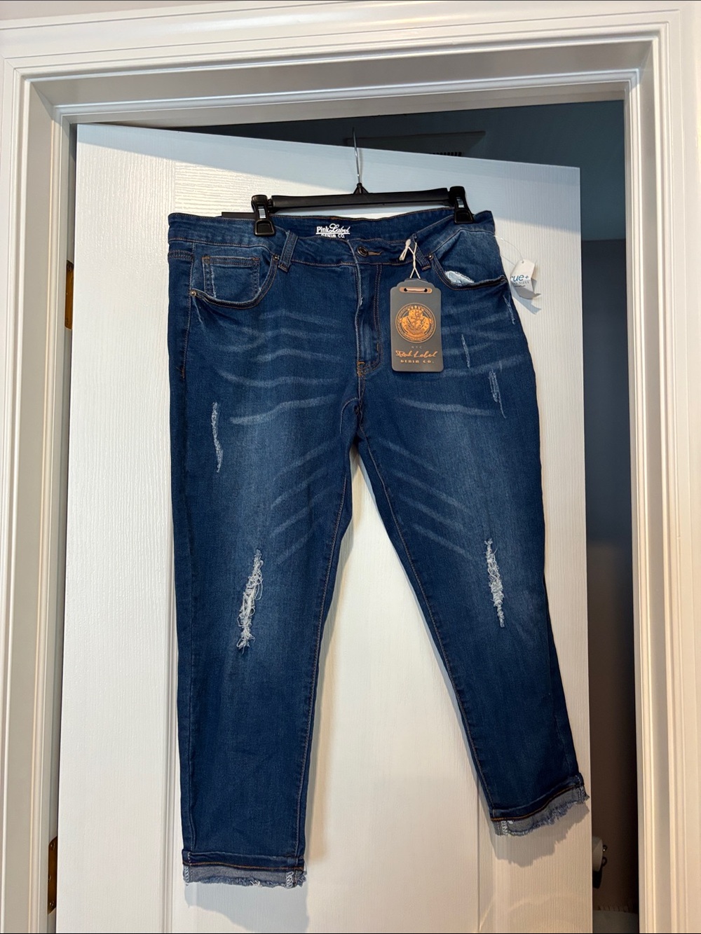 Women’s tummy control dark wash jeans